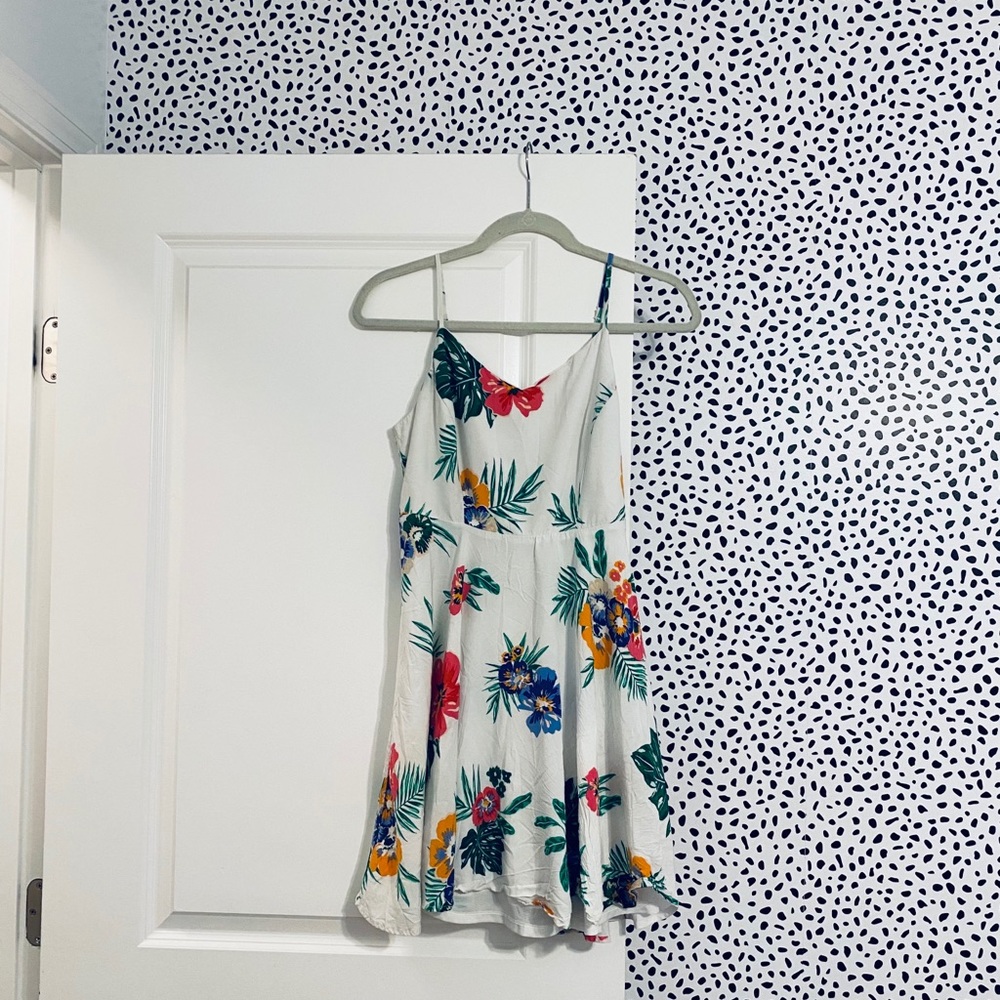 White Floral dress